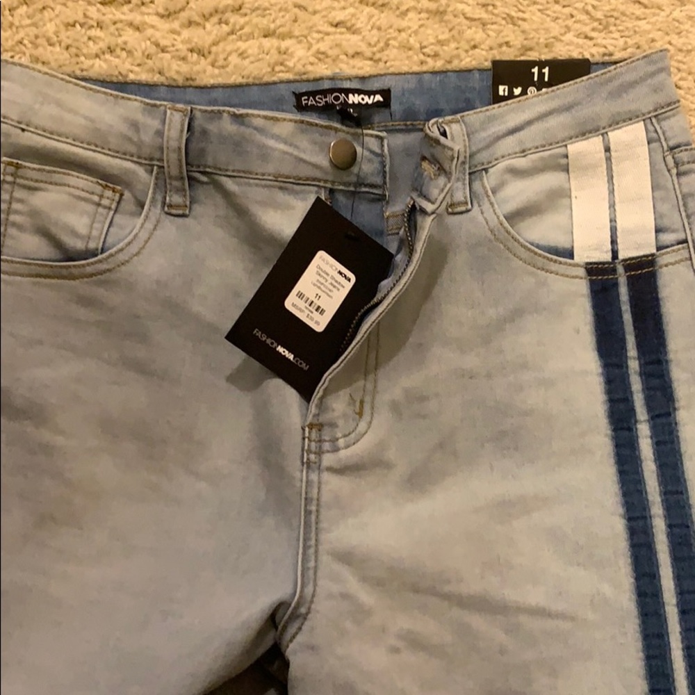 Fashion Nova light denim jeans